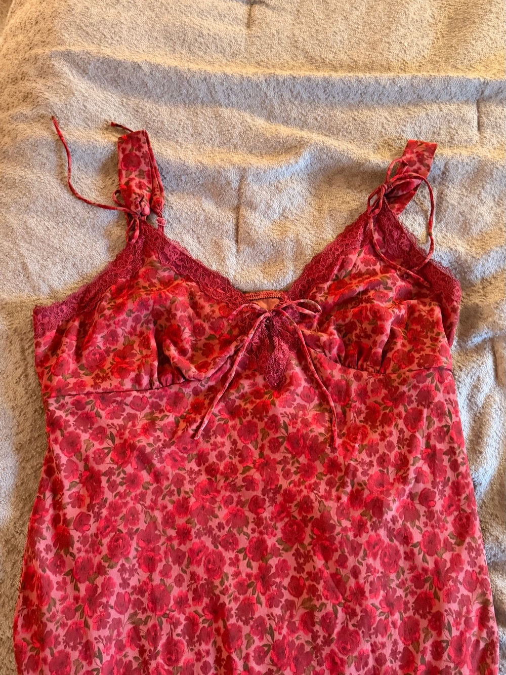 wild fable Red Floral Maxi Dress